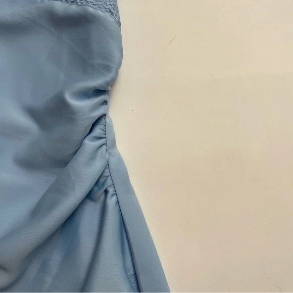 URBAN OUTFITTERS polyester “silky” lace trimmed slip dress - Picture 5 of 9